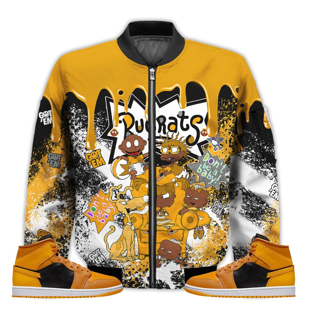 Shirt-To-Match-Jordan-1-Mid-Chutney-Melanin-Rugrats-Kids-90s-Got-Em-Mid-Chutney-1s-Gifts-Unisex-Matching-3D-Bomber-Bomber-Jacket-1