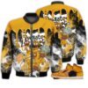 Shirt To Match Jordan 1 Mid Chutney - Melanin Rugrats Kids 90's Got Em - Mid Chutney 1s Gifts Unisex Matching 3D Bomber Bomber Jacket