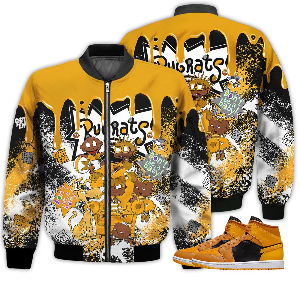 Shirt To Match Jordan 1 Mid Chutney - Melanin Rugrats Kids 90's Got Em - Mid Chutney 1s Gifts Unisex Matching 3D Bomber Bomber Jacket Shirt To Match Jordan 1 Mid Chutney - Melanin Rugrats Kids 90's Got Em - Mid Chutney 1s Gifts Unisex Matching 3D Bomber Bomber Jacket