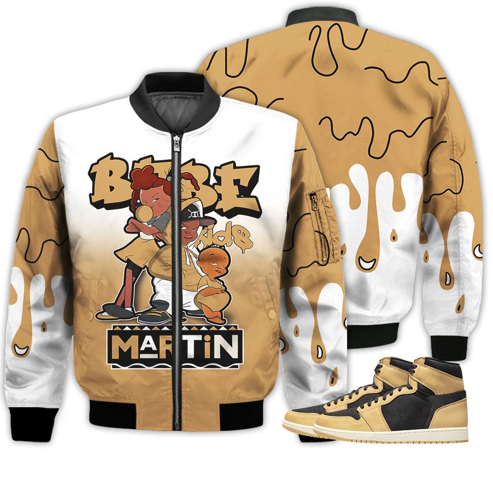 Shirt To Match Jordan 1 Retro High OG Heirloom - Martin Bebe's Kids 90s Melanin - OG Heirloom 1s Gifts Unisex Matching 3D Bomber Jacket Shirt To Match Jordan 1 Retro High OG Heirloom - Martin Bebe's Kids 90s Melanin - OG Heirloom 1s Gifts Unisex Matching 3D Bomber Jacket