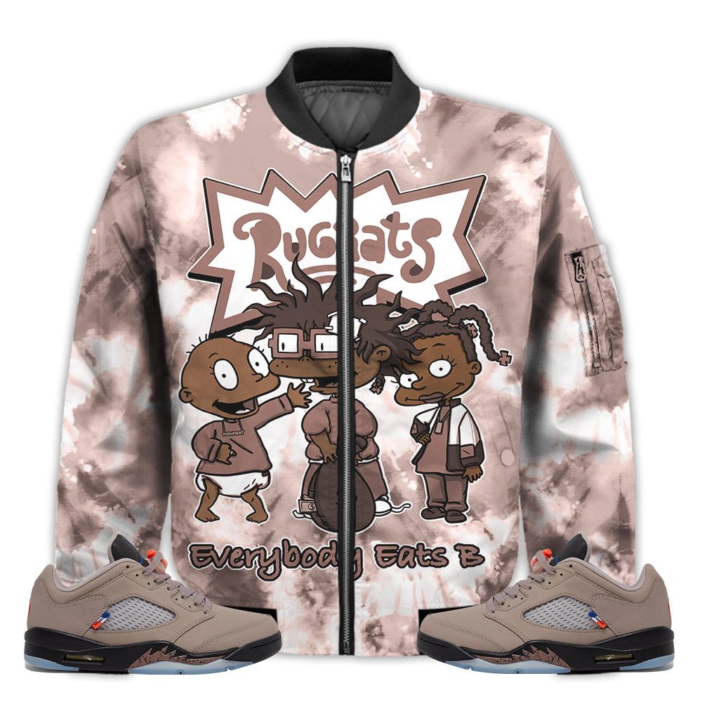 Shirt-To-Match-Jordan-Retro-Low-Rugrats-Everybody-Eats-B-Tiedye-Retro-Low-5s-Gifts-Unisex-Matching-3D-Bomber-Bomber-Jacket-1