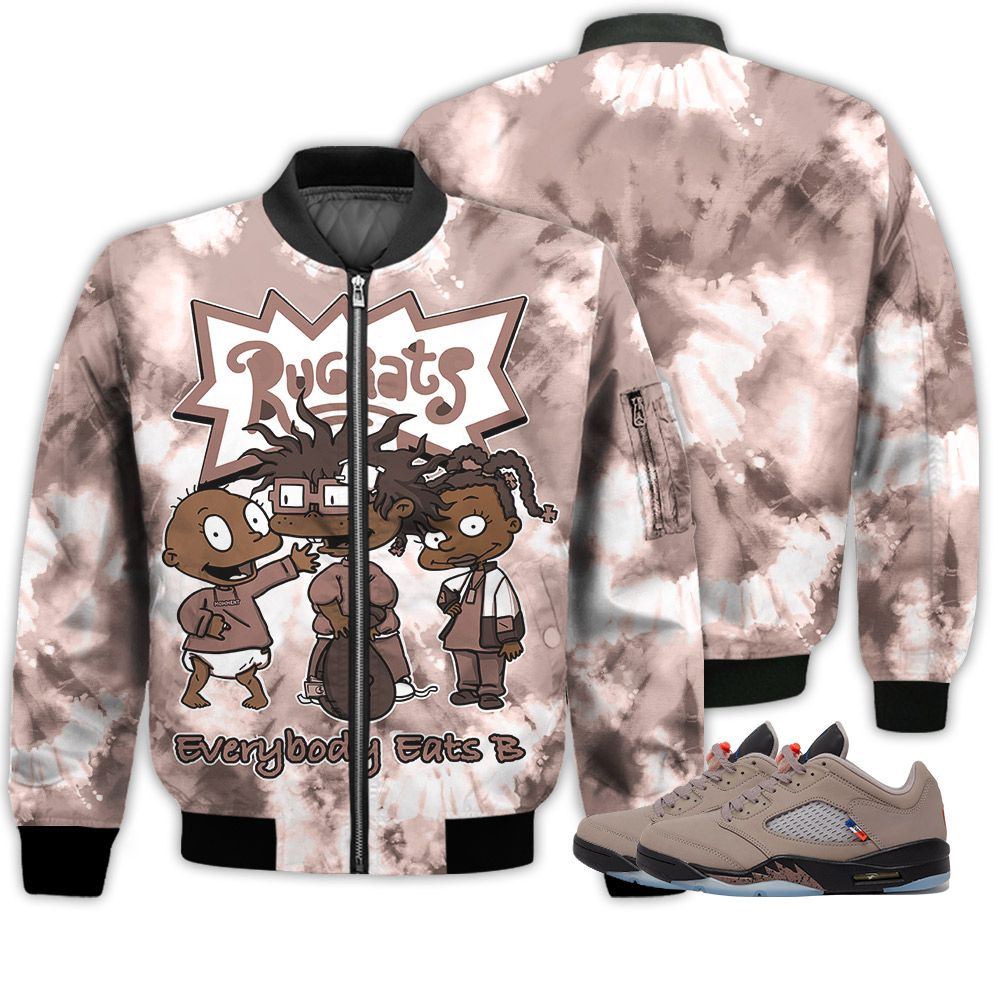 Shirt To Match Jordan Retro Low - Rugrats Everybody Eats B Tiedye - Retro Low 5s Gifts Unisex Matching 3D Bomber Bomber Jacket Shirt To Match Jordan Retro Low - Rugrats Everybody Eats B Tiedye - Retro Low 5s Gifts Unisex Matching 3D Bomber Bomber Jacket