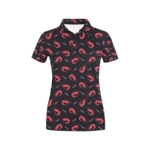 Shrimp Print Design Lks302 Women'S Polo Shirt