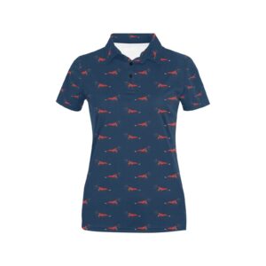 Shrimp Print Design Lks305 Women'S Polo Shirt