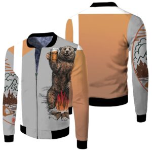 Shuh Duh Fuh Cup I Have People Camping Drinking Bear Cotton T Shirt Hoodie Mug Bomber Jacket