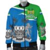 Sierra Leone Bomber Jacket Coat Of Arms - Style A27 Bomber Jacket