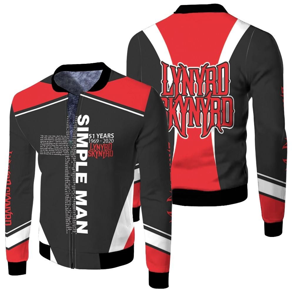 Simple Man 51 Years 1969 2020 Lynyrd Skynyrd Rock Band Lyric Music 3D Designed Allover Gift For Lynyrd Skynyrd Fans Bomber Jacket Simple Man 51 Years 1969 2020 Lynyrd Skynyrd Rock Band Lyric Music 3D Designed Allover Gift For Lynyrd Skynyrd Fans Bomber Jacket