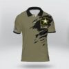 Simple Us Army Crack Olive Military Color Polo Shirt