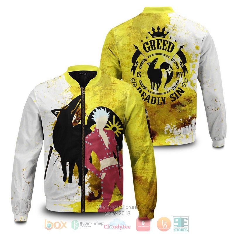 Sin Of Greed Bomber Jacket 2 Sin Of Greed Bomber Jacket 2