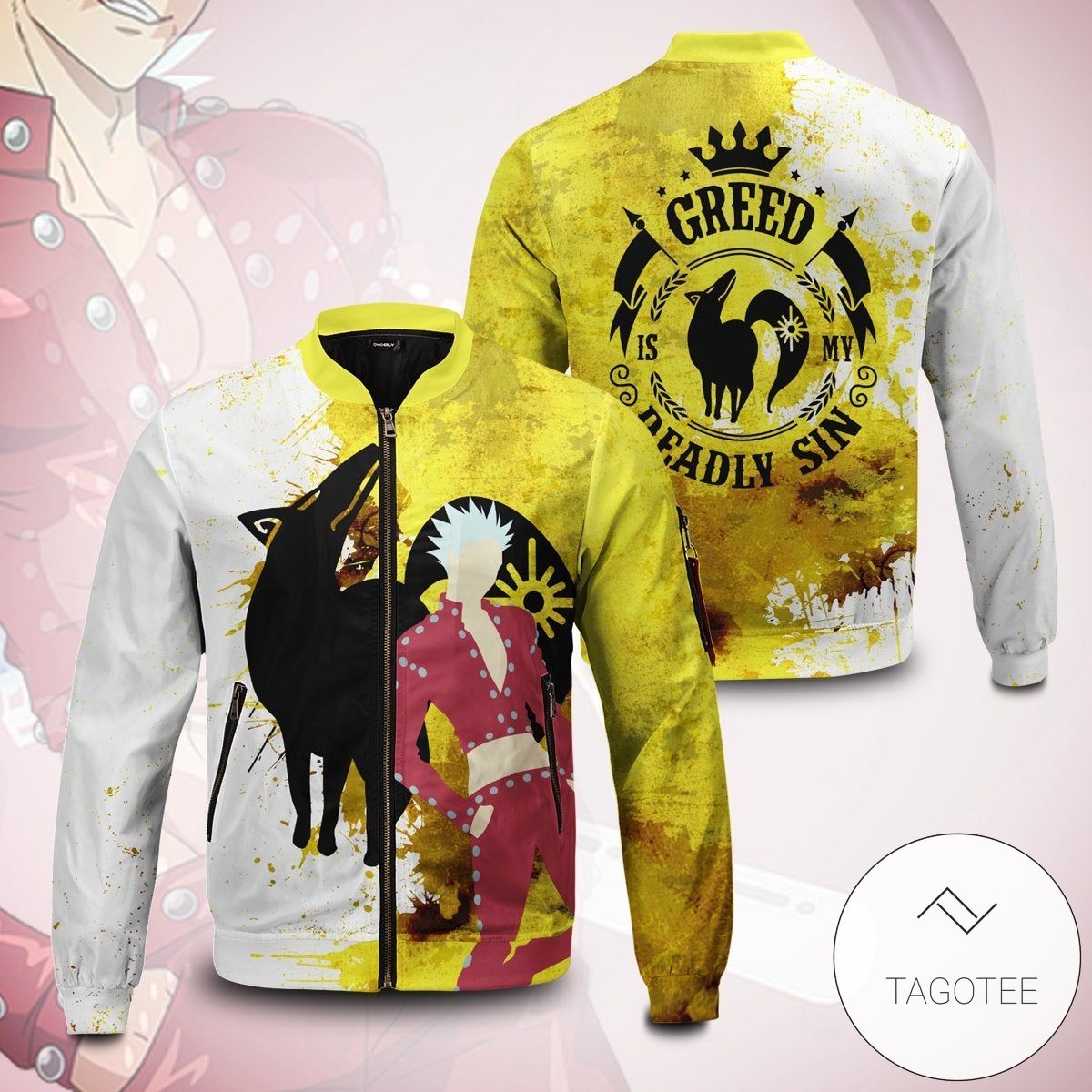 Sin Of Greed Bomber Jacket Sin Of Greed Bomber Jacket