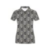 Skeleton Print Design Lks308 Women'S Polo Shirt