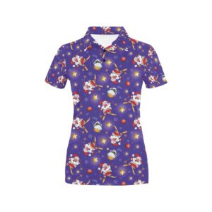 Ski Print Design Lks308 Women'S Polo Shirt