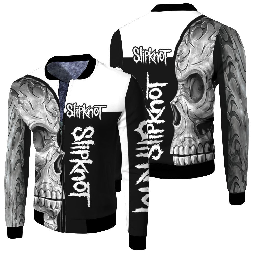 Skipknot Metal Band Skull 3D Bomber Jacket Skipknot Metal Band Skull 3D Bomber Jacket