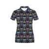 Skull 3D Colorful Print Design Lks309 Women'S Polo Shirt