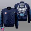 Skull Carolina Panthers All Over Printed Bomber Jacket