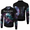 Skull December Girl They Whispered To Her You Cannot Withstand The Storm 3D T Shirt Hoodie Sweater Jersey Bomber Jacket Model 5380 Bomber Jacket