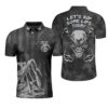 Skull Fishing Let'S Rip Some Lips Today American Angler Polo Shirt #V