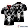 Skull Gift Satanic Skull Polo Shirt Nhd