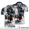 Skull Gift The Ace Skull Polo Shirt Nhd