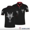 Skull Gift The Baphomet Goat Skull Polo Shirt Nhd