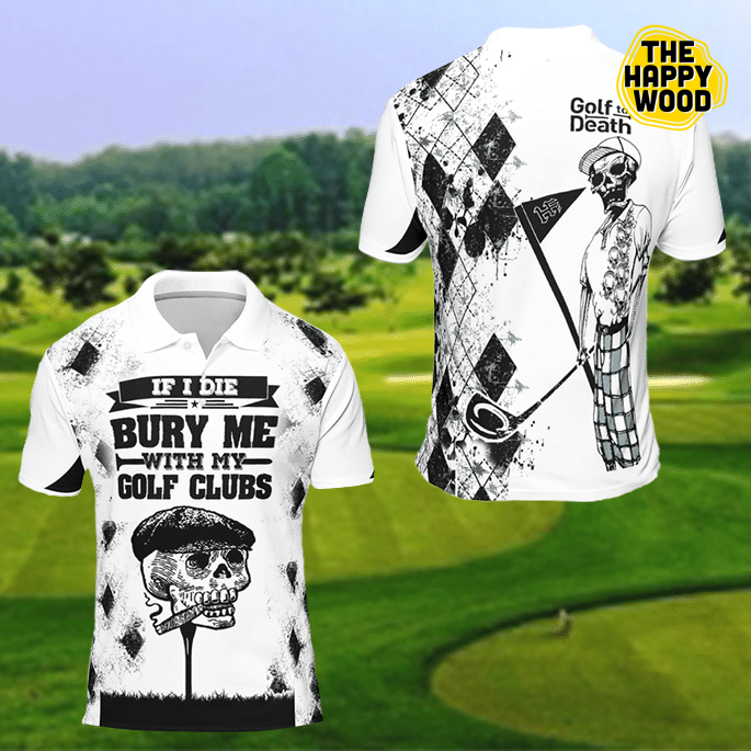 Skull Golf Polo Shirt Skull Golf Polo Shirt