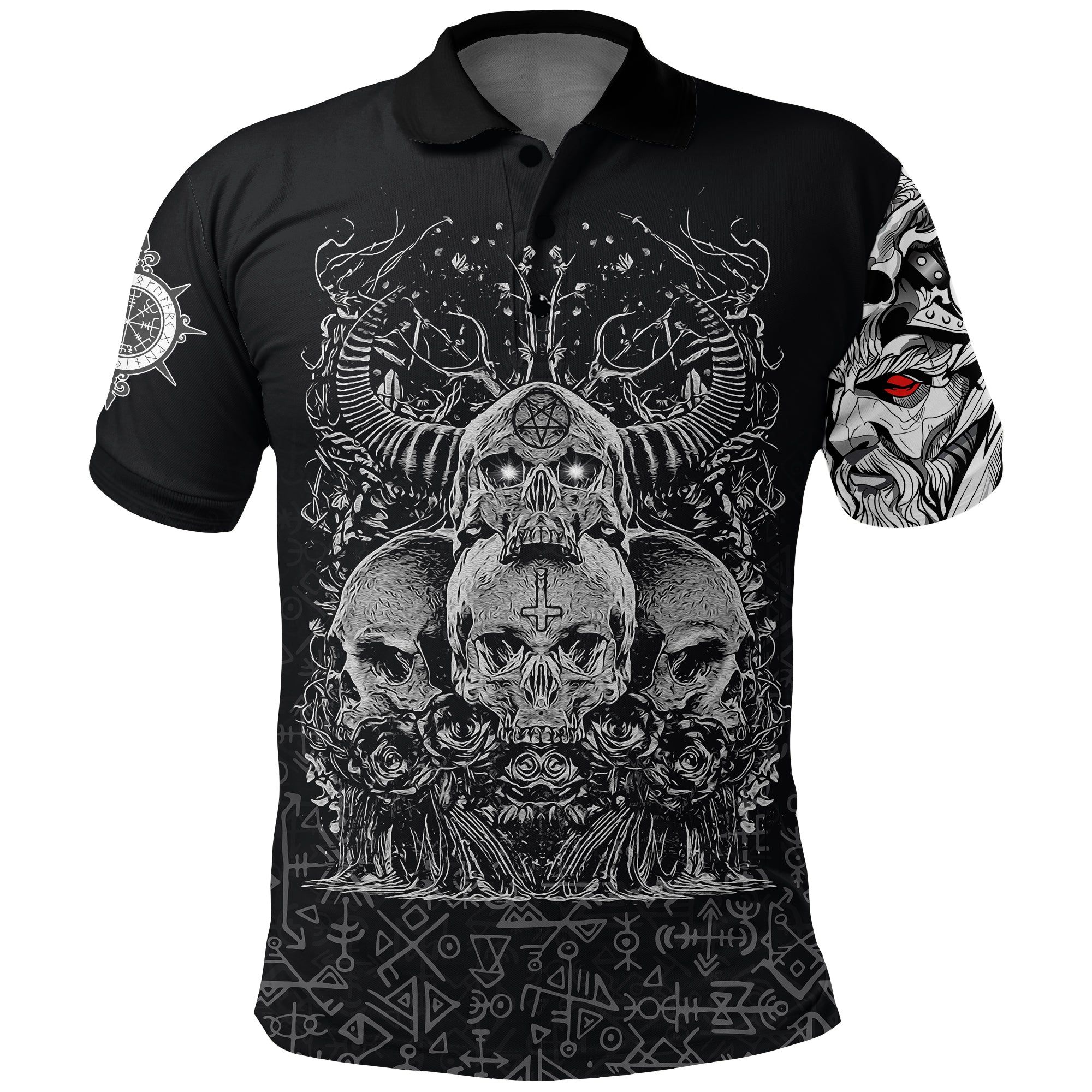 Skull Honor Polo Shirts A27 Skull Honor Polo Shirts A27