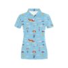 Skydiver Print Design Lks304 Women'S Polo Shirt