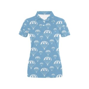 Skydiver Print Design Lks305 Women'S Polo Shirt