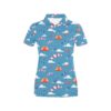 Skydiver Print Design Lks306 Women'S Polo Shirt