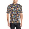 Sloth Cartoon Design Themed Print Men Polo Shirt