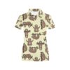 Sloth Print Design Lks3010 Women'S Polo Shirt