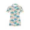 Sloth Print Design Lks3011 Women'S Polo Shirt
