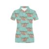 Sloth Print Design Lks302 Women'S Polo Shirt