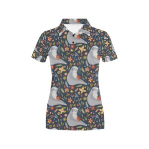 Sloth Print Design Lks303 Women'S Polo Shirt