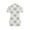 Sloth Print Design Lks308 Women'S Polo Shirt