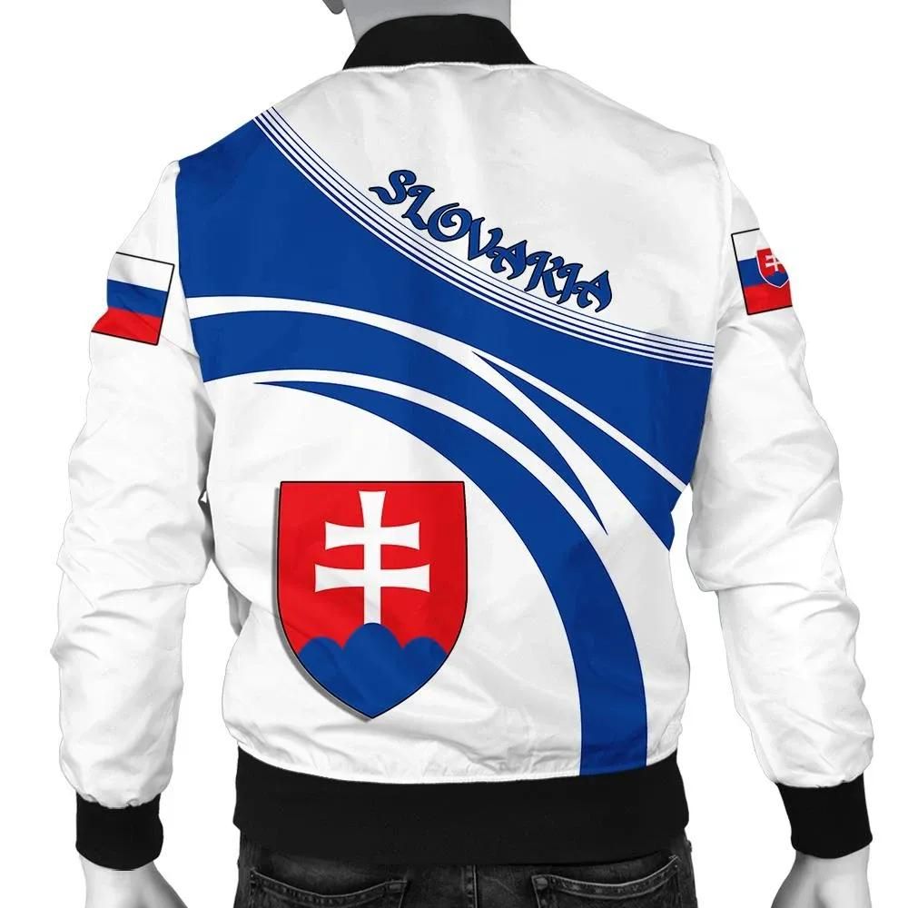 Slovakia Coat Of Arms Men Bomber Jacketticket J5W Bomber Jacket Slovakia Coat Of Arms Men Bomber Jacketticket J5W Bomber Jacket