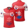 Slovakia Coat Of Arms Polo Shirt Simple Style J78
