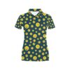 Smiley Face Emoji Print Design Lks301 Women'S Polo Shirt