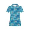 Snowboard Print Design Lks301 Women'S Polo Shirt