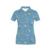 Snowboard Print Design Lks303 Women'S Polo Shirt