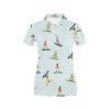 Snowboard Print Design Lks304 Women'S Polo Shirt