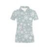 Snowflake Print Design Lks303 Women'S Polo Shirt