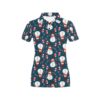 Snowman Print Design Lks301 Women's Polo Shirt