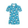 Snowman Print Design Lks303 Women'S Polo Shirt