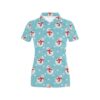 Snowman Print Design Lks304 Women'S Polo Shirt
