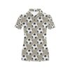 Soccer Ball Print Design Lks302 Women'S Polo Shirt