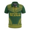 Society Islands Polo Shirt - Polynesian Chief Flag Version - BN10