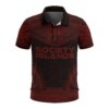 Society Islands Polo Shirt - Polynesian Chief Red Version - BN10