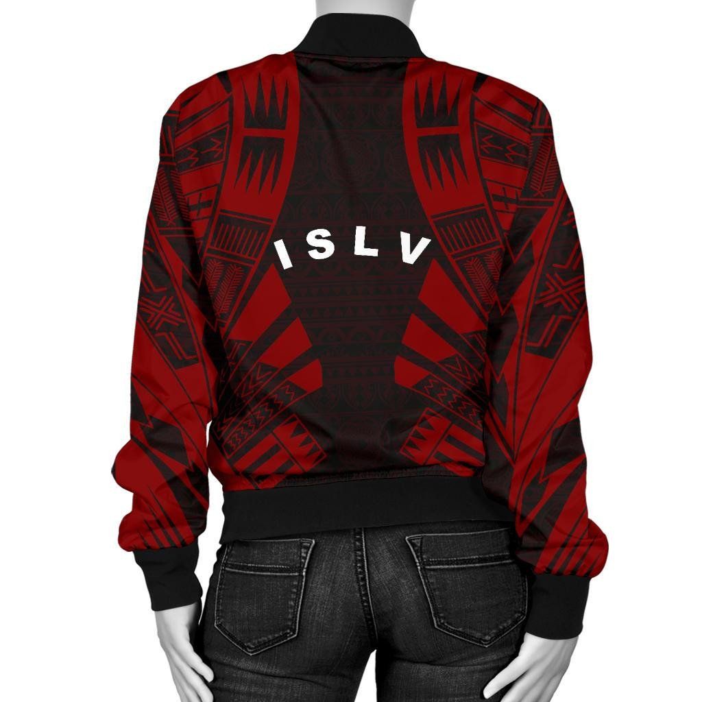Society-Islands-Women-Bomber-Jacket-Polynesian-Tattoo-Red-BN0110-Bomber-Jacket-1