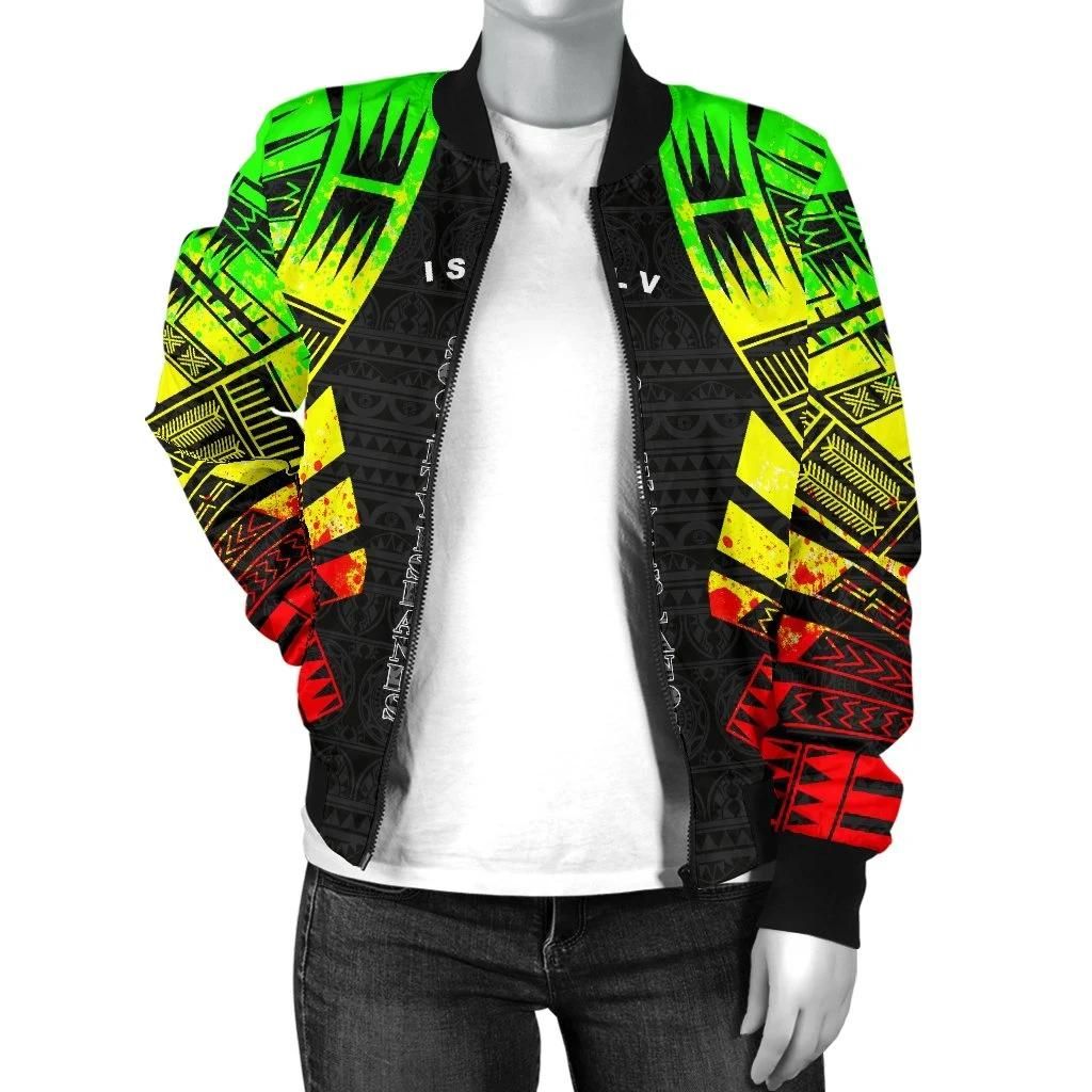 Society-Islands-Women-Bomber-Jacket-Polynesian-Tattoo-Reggae-BN0110-Bomber-Jacket-2